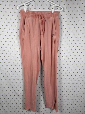 Victorias Secret PINK Vintage Style Ankle Zip Joggers Sweatpants MEDIUM